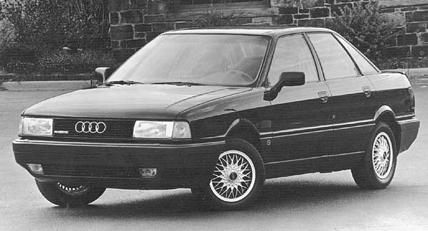 1989 Audi 80 quattro Photo courtesy of Audi of America