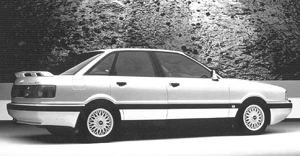1990 Audi 90 quattro, Photo courtesy of Audi of America