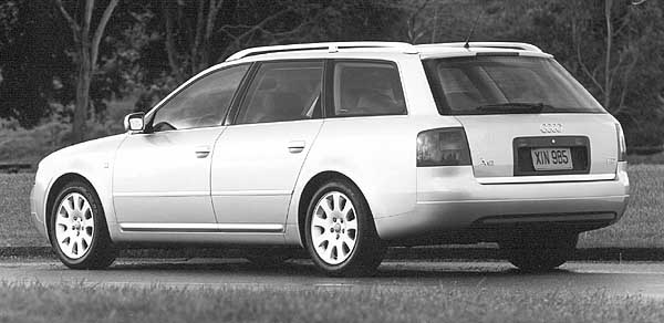 1999 A6 2.8 quattro (top), 1999 A6 Avant quattro, Photos courtesy of Audi of 