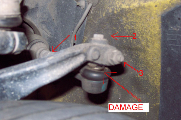 How do you replace a control arm on a car?