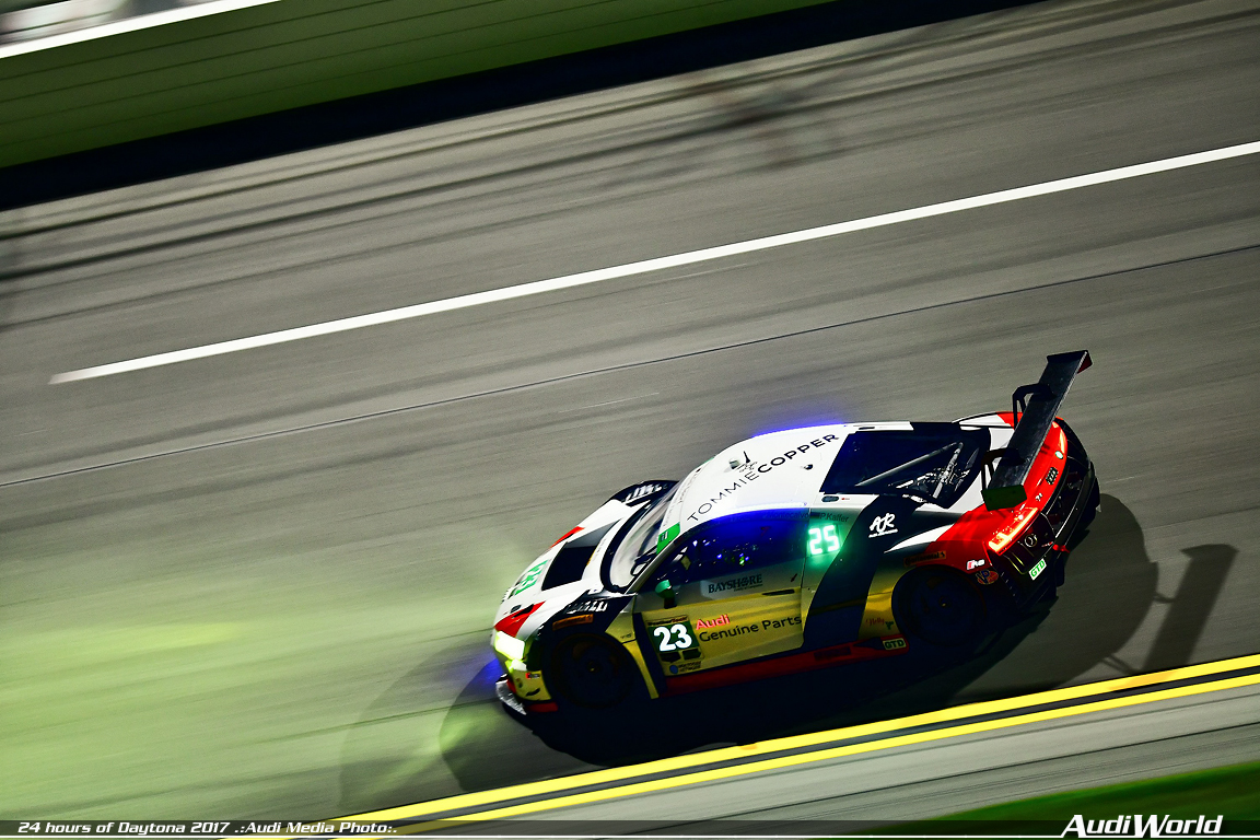 Alex Job Racing Audi R8 LMS finishes sixth in GTD at the Rolex 24