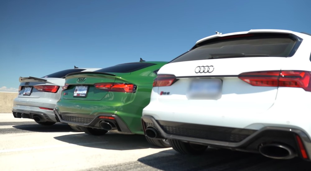 Audi RS 3 vs Audi RS 6 vs Audi RS 5