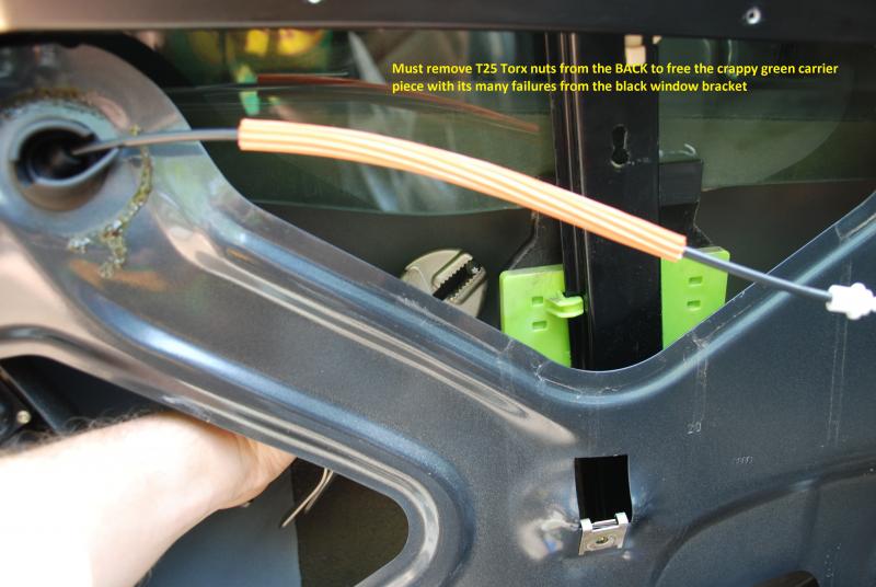 REAR window regulator repair clip SET for Audi A4 BMW E46 Convertible Cabrio
