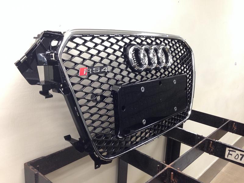 RS4 B8 style Front Center Grille for facelift A4 S4 B8 2012-img_3233.jpg