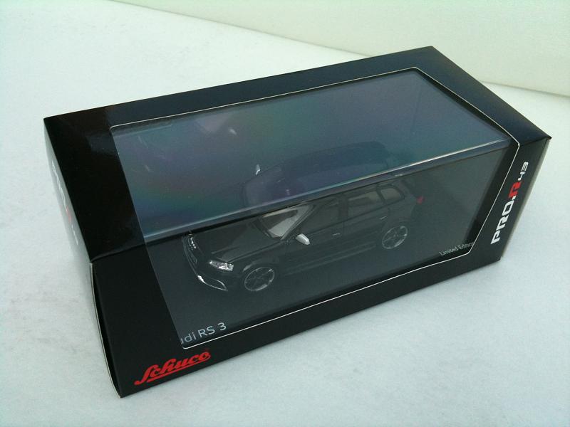 1/43 AUDI RS3 8p Sportback black Limited Edition 500pcs resin model Schuco8P-img_0107.jpg