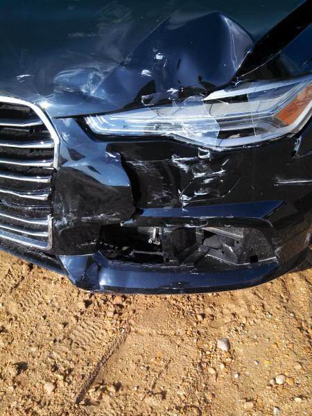 Audi a6 crash