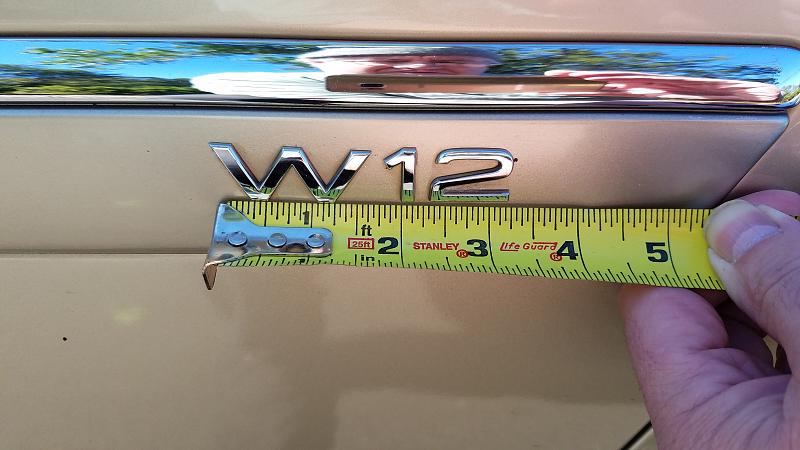 W12 Emblem on rear door-20161010_121535.jpg