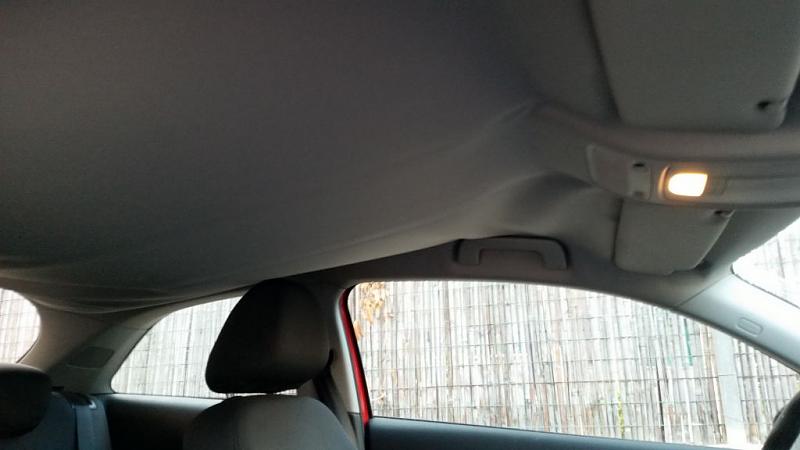 Roof lining fabric completely stratified and fell down at Luxury car Audi after 4 yea-20160731_1904400004.jpg