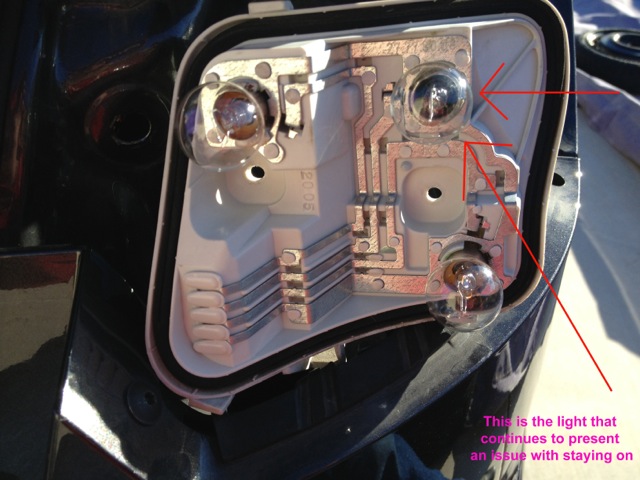 2006 A3 Rear Tail Light bulb not burned out / causes - Forums