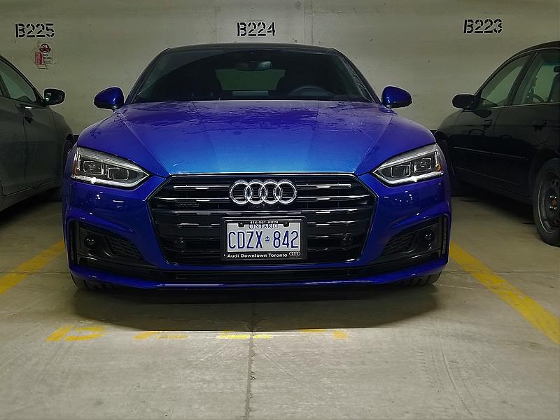 My New Audi Exclusive Sepang Blue A5...with a small shift...-20180217_215420.jpg
