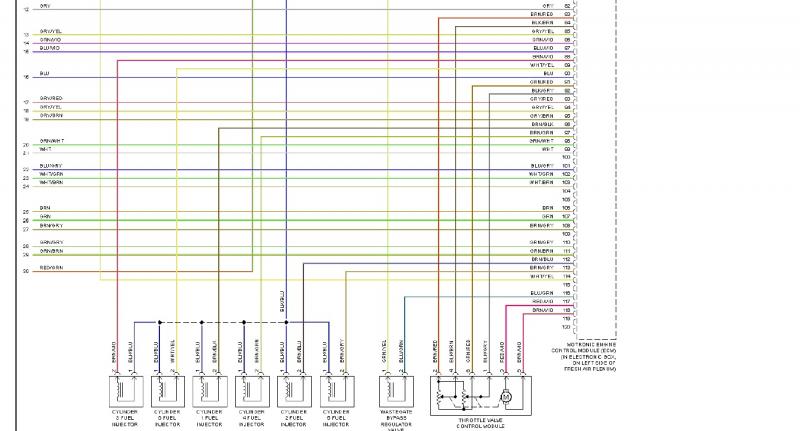 2002 Allroad - Injector Wiring Diagram