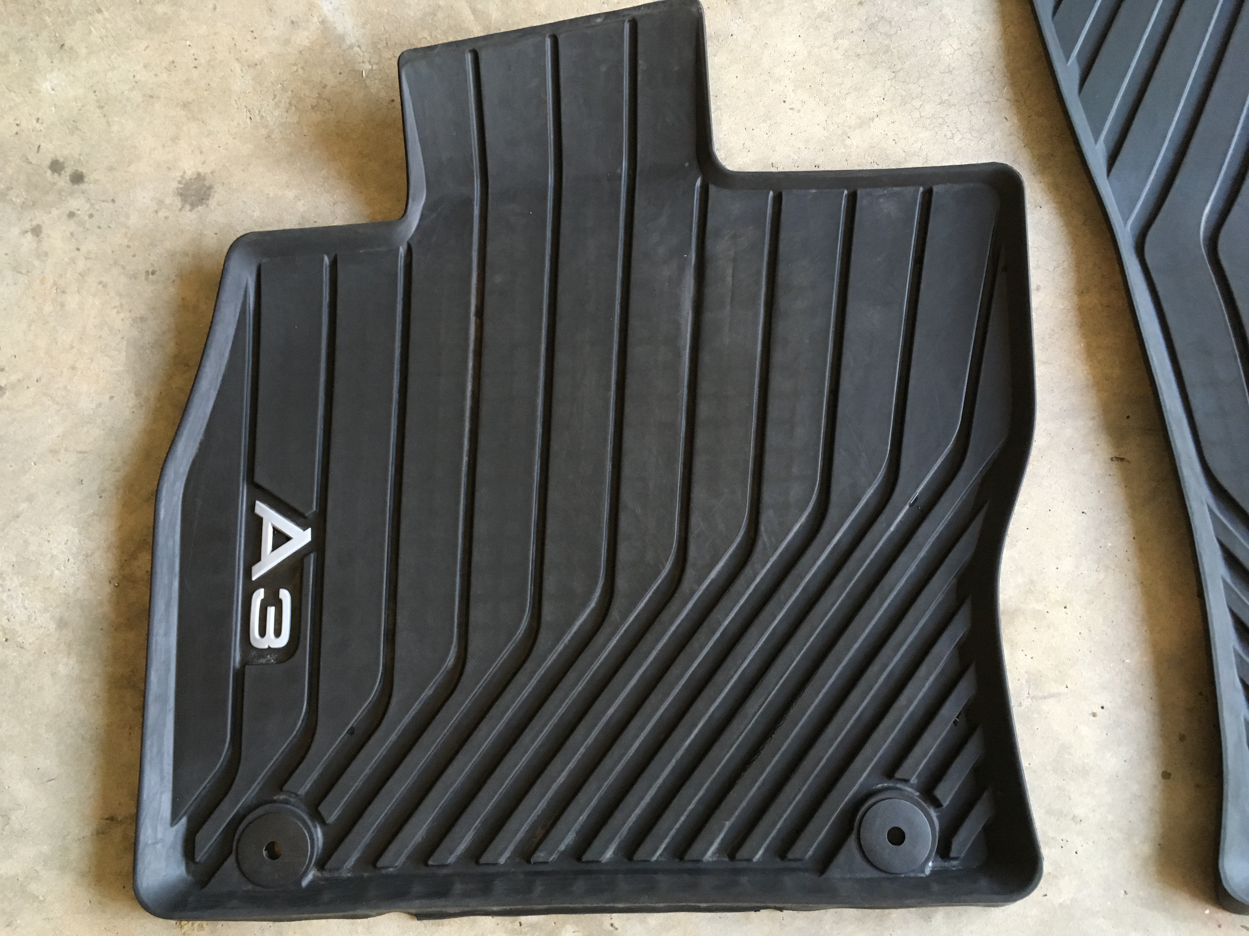 Audi A3 2015 A3/S3 Rubber Front Floor Mats OEM $40.00 the ...