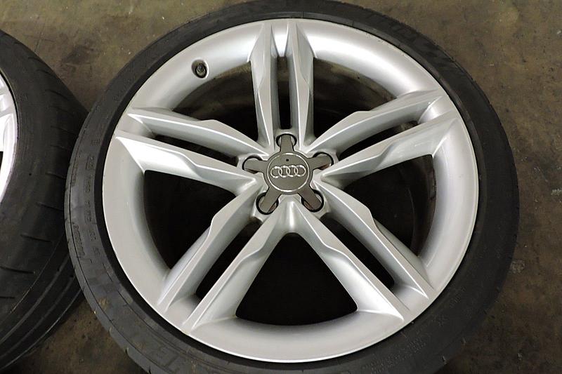 Audi S5 19&quot; 5 Double Spoke Wheel Set W/Michelin Tires-6.jpg