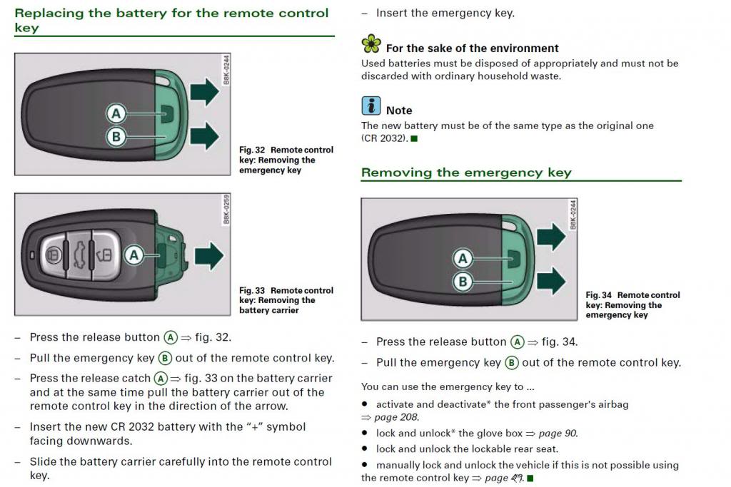 Schlüssel-Batterie wechseln: Audi Q2/Q3/Q5 / TT / Q5 / Q7/ SQ5 / SQ7 / A3 /  A4 / A5 (CR2032 battery) 