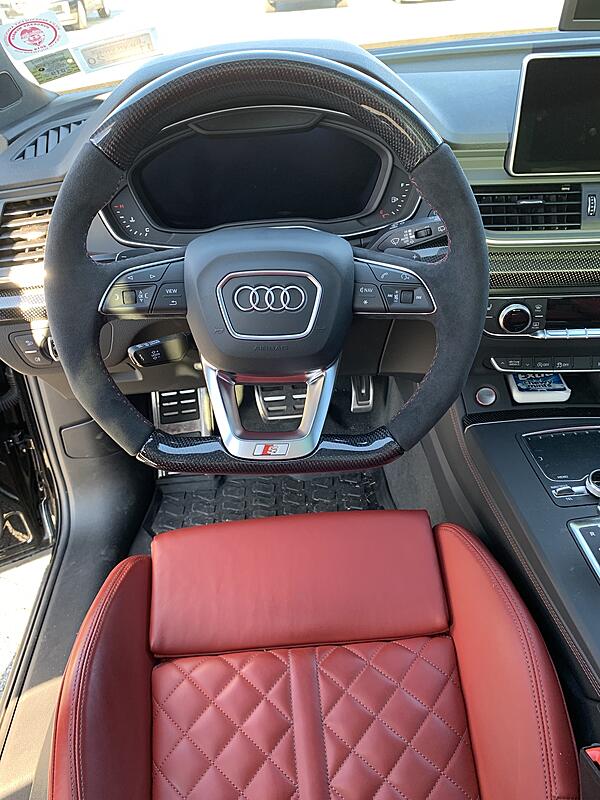 My 2018 SQ5 gets a Carbon Fiber/Alcantara Steering Wheel with Red Stitching! Pics!-fqfeprh.jpg