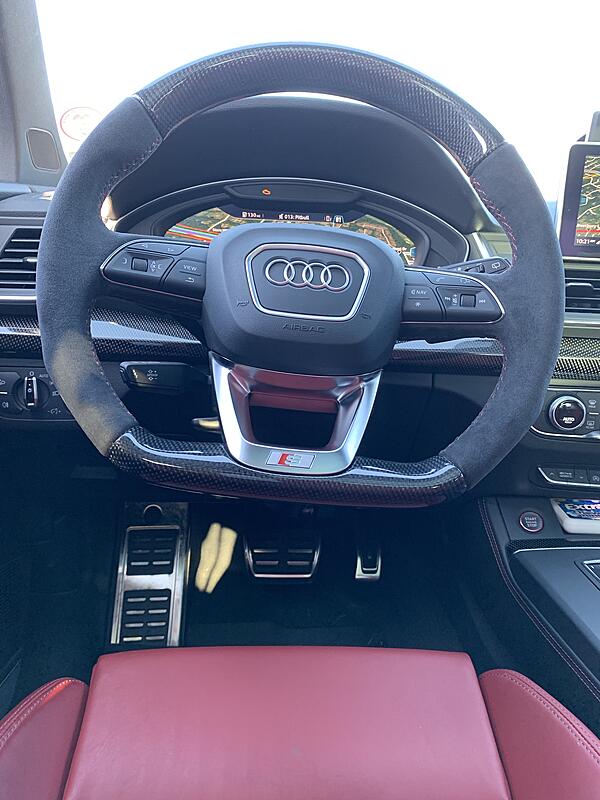 My 2018 SQ5 gets a Carbon Fiber/Alcantara Steering Wheel with Red Stitching! Pics!-9abmidl.jpg