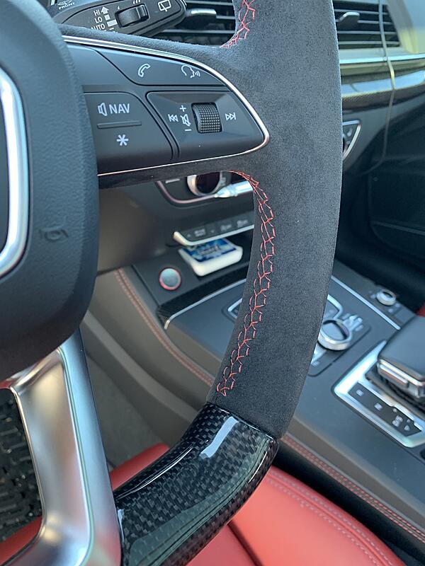 My 2018 SQ5 gets a Carbon Fiber/Alcantara Steering Wheel with Red Stitching! Pics!-omgvyy5.jpg