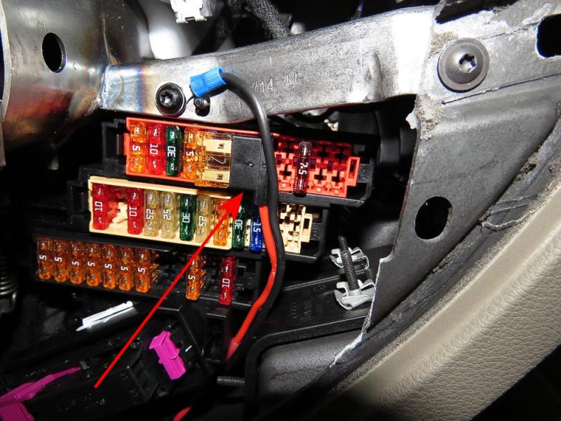 hardwiring a tekonsha electronic brake controller with ... audi q7 trailer harness 