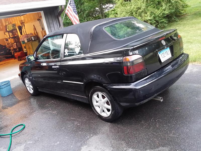 1997 VW Cabrio Highline Triple Black for sale (needs work) Connecticut-20160705_201516.jpg