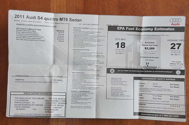 2011 Audi S4 6 speed manual in MA-p1070285.jpg