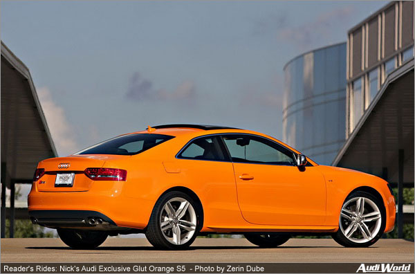 Reader's Rides: Nick's 2011 Audi Exclusive Glut Orange S5