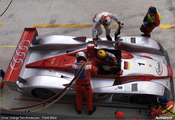 Audi Paces Le Mans Practice