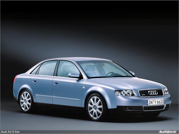Audi A2 and Audi A4 with S line
