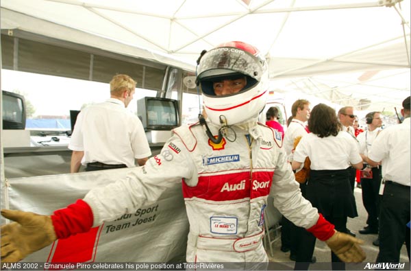 First Pole Position of the Year for Audi Driver Emanuele Pirro