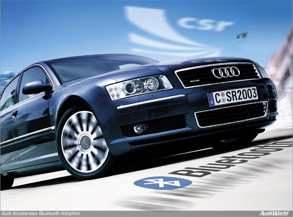 Audi Accelerates Bluetooth Adoption Using CSR Silicon