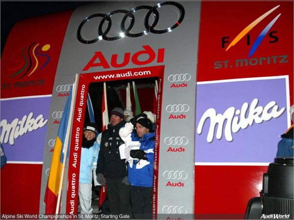 Audi AG Sets Trend at Ski World Championships with Newly Created Starting Gate