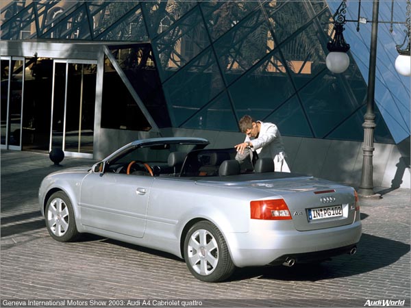 Audi A4 Cabriolet: Now with quattro