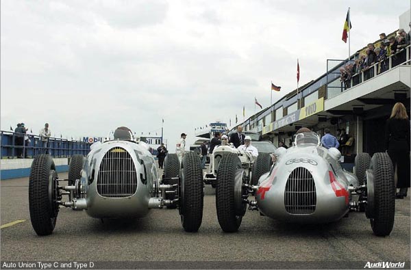 30th International Auto Union Historic Vehicle Meeting In Ingolstadt on First Weekend of August