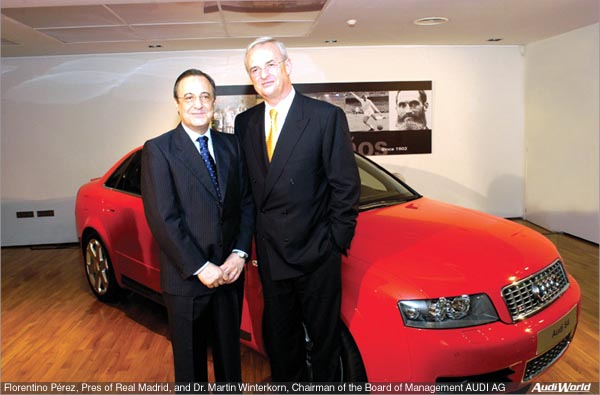 Audi is New Automobile Partner of Real Madrid
