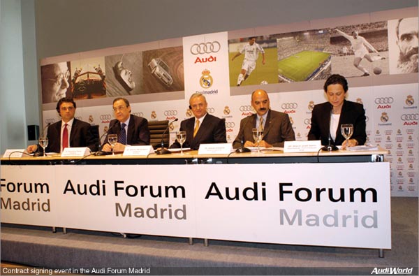 Audi is New Automobile Partner of Real Madrid