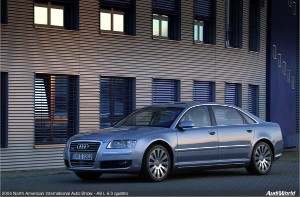 NAIAS World Debut: 12-Cylinder Audi A8 L