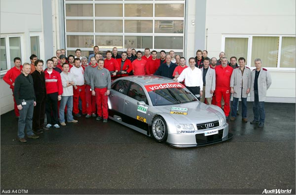 Successful Roll-Out for Audi A4 DTM