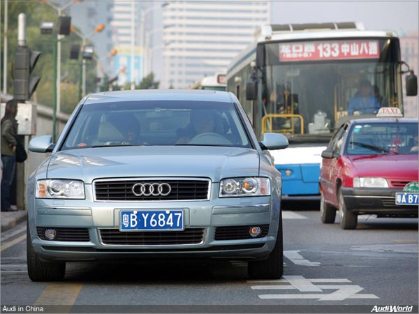 Audi Increases Sales Again in China