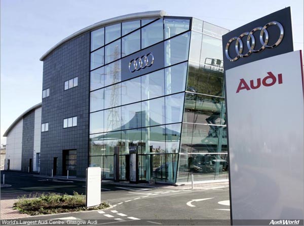World's Largest Audi Centre to Open in Scotland
