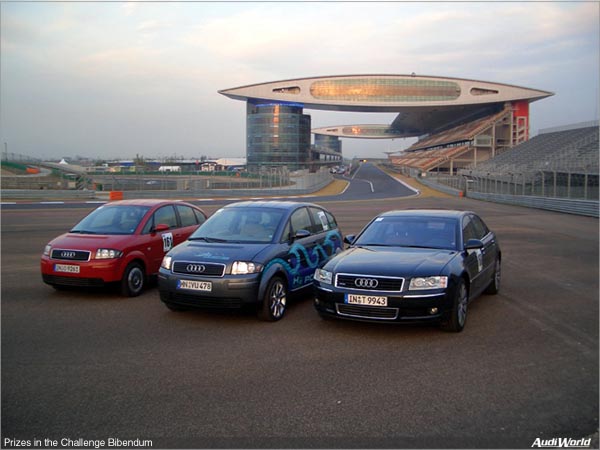 Ten Prizes for Audi in the Challenge Bibendum