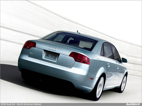 Best Selling Audi Sedan - the Audi A4 - Redesigned in 2005