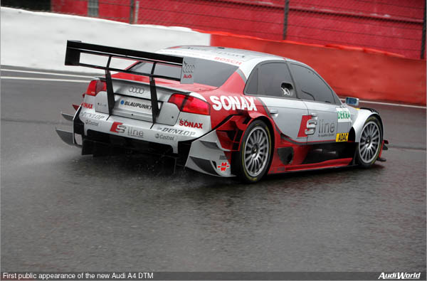 First Public Appearance of the New Audi A4 DTM