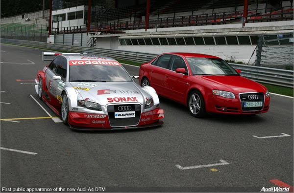 First Public Appearance of the New Audi A4 DTM