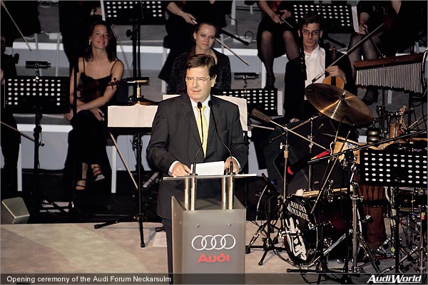 Opening of Audi Forum Neckarsulm