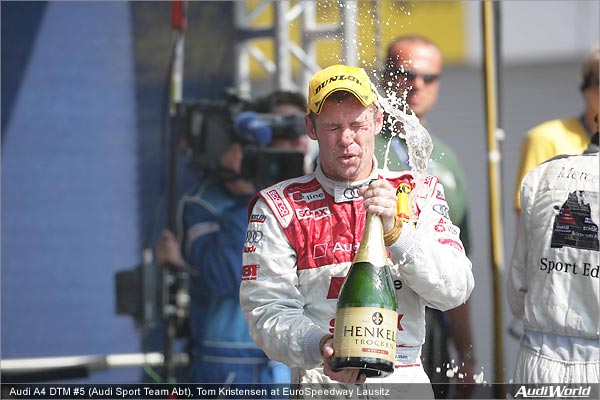 First Podium Position for New Audi A4 DTM