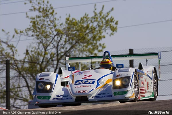 Team ADT Champion Racing Starts from Second Row