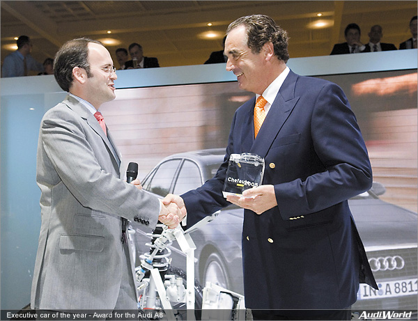 Award for the Audi A8