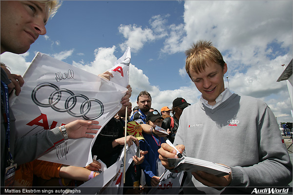 Audi signs Mattias Ekström till 2008
