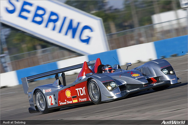 Audi with Top Line-Up at Sebring and Le Mans