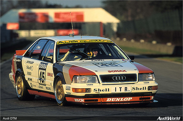 From the Audi V8 quattro to the Audi A4 DTM