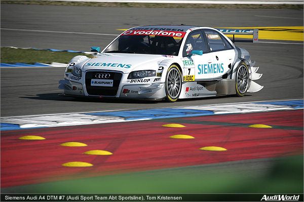 Kristensen Fastest Audi Driver in DTM Start